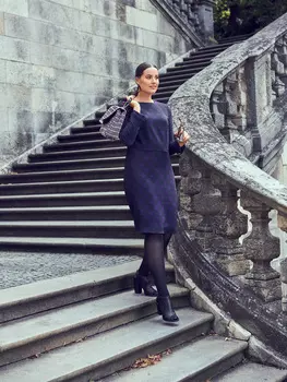 Выкройка: Платье с прилегающим лифом