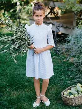 Выкройка: Платье с присборенной юбкой