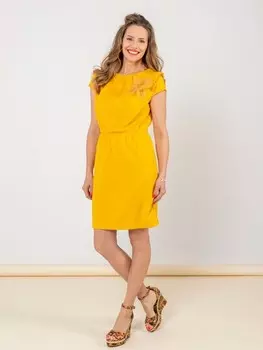 Выкройка: Платье с прямой юбкой