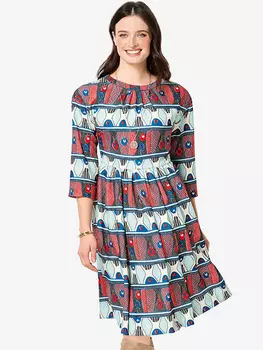 Выкройка: Платье с пышной юбкой