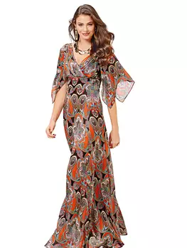 Выкройка: Платье с пышной юбкой