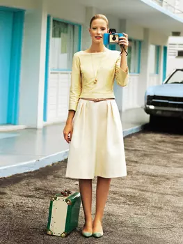 Выкройка: Платье из кожи и рогожки