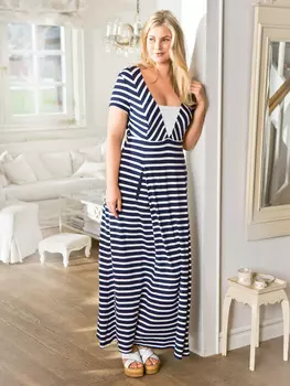 Выкройка: Платье с расклешённой юбкой