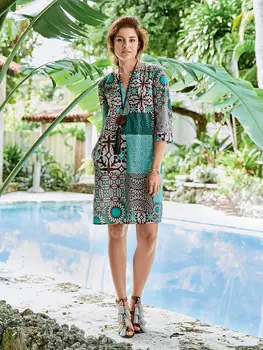 Выкройка: Платье с разрезами по бокам