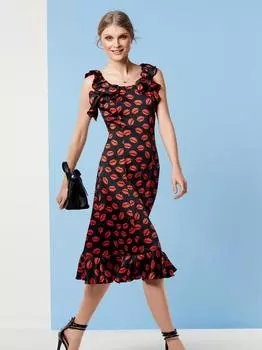 Выкройка: Платье с рельефными швами