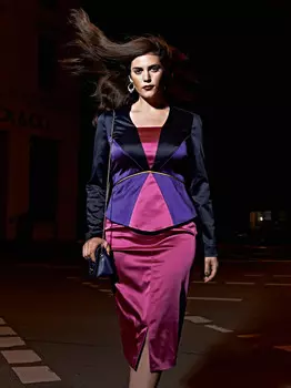 Выкройка: Платье с рельефными швами