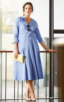 Выкройка: Платье с рельефными швами