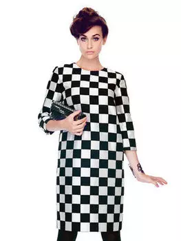 Выкройка: Платье с рукавами ¾