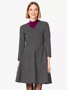 Выкройка: Платье с рукавами 7/8