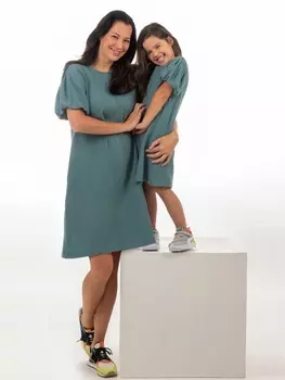 Выкройка: Платье с рукавами-баллонами