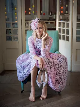 Выкройка: Платье с рукавами кимоно