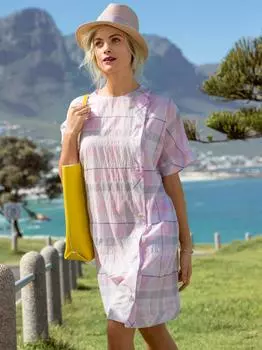 Выкройка: Платье с рукавами кимоно