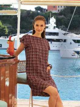 Выкройка: Платье с рукавами кимоно