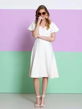 Выкройка: Платье с рукавами-крылышками