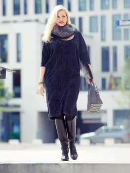 Выкройка: Платье с рукавами «летучая мышь»