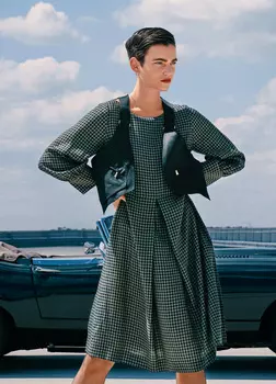 Выкройка: Платье с широким вырезом