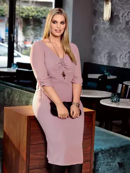 Выкройка: Платье с широким вырезом головины