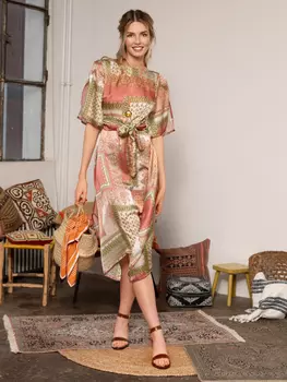 Выкройка: Платье с юбкой необычного кроя