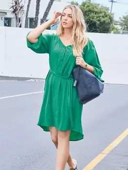 Выкройка: Платье с удлиненной спинкой