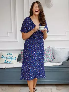 Выкройка: Платье с V-образным вырезом