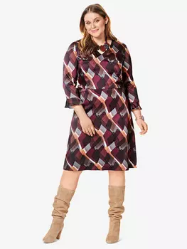 Выкройка: Платье с V-образным вырезом