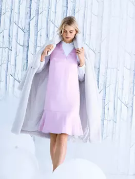 Выкройка: Платье с V-образным вырезом