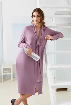 Выкройка: Платье с V-образным вырезом