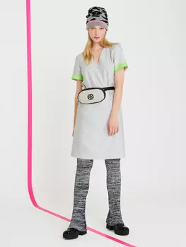 Выкройка: Платье с V -вырезом