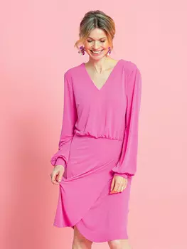 Выкройка: Платье с V-вырезом