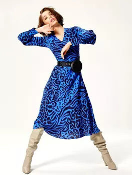 Выкройка: Платье с V-вырезом