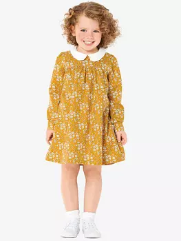 Выкройка: Платье с воротничком для девочки