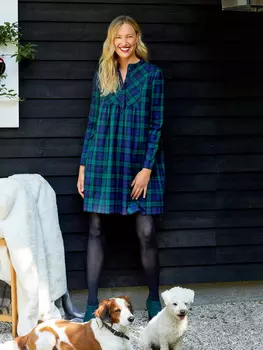 Выкройка: Платье с воротником-стойкой