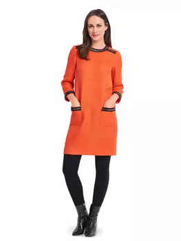 Выкройка: Платье с воротником-стойкой