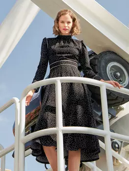 Выкройка: Платье с втачным поясом