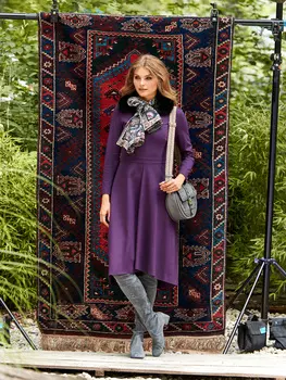 Выкройка: Платье с втачным поясом