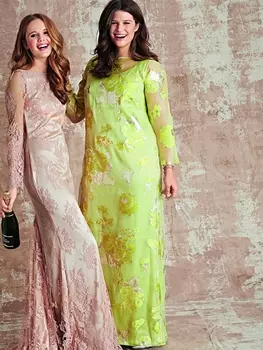 Выкройка: Платье с вырезом горловины лодочкой