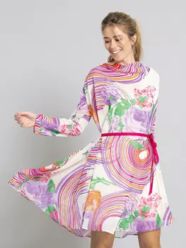 Выкройка: Платье с вырезом-качели