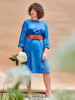 Выкройка: Платье с вырезом-лодочкой