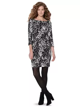 Выкройка: Платье с вырезом-лодочкой