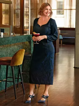 Выкройка: Платье с вырезом-сердечком