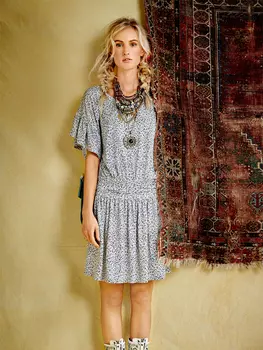 Выкройка: Платье с заниженной талией