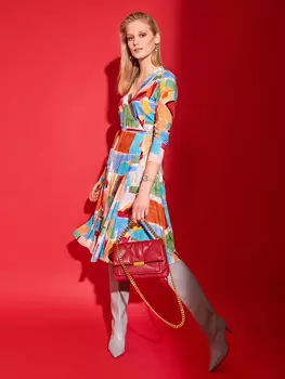 Выкройка: Платье с запахом