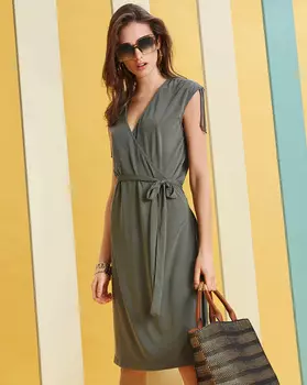 Выкройка: Платье с запахом