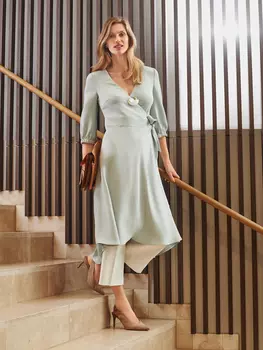 Выкройка: Платье с запахом