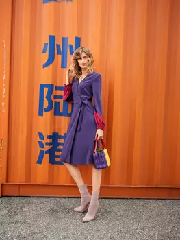 Выкройка: Платье с запахом