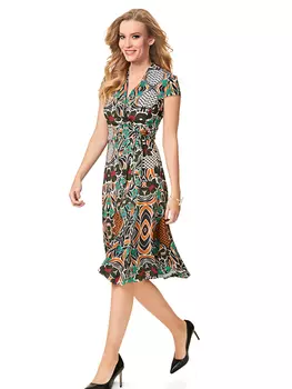 Выкройка: Платье с запахом