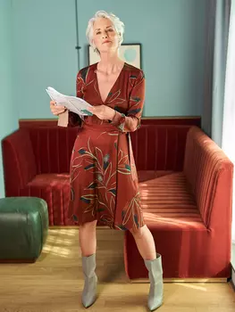 Выкройка: Платье с запахом