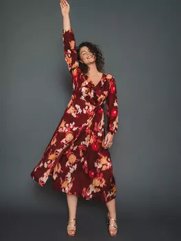 Выкройка: Платье с запахом