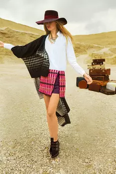 Выкройка: Платье с запахом и заниженной талией