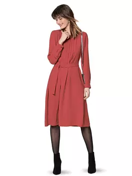 Выкройка: Платье с завязывающимся поясом